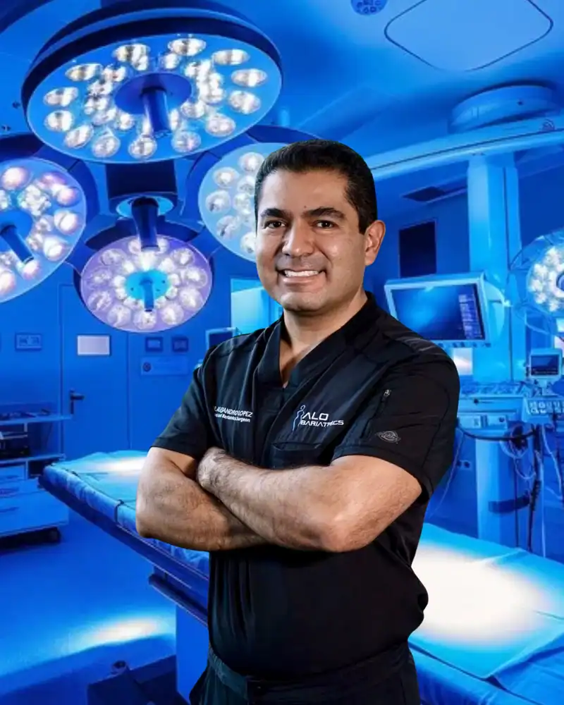 Dr. Alejandro Lopez in the operating room